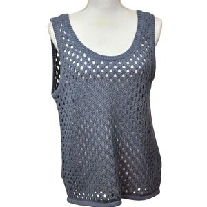 Madewell Open Knit Tank Top, coastal, bohemian, festival, artsy, beachy